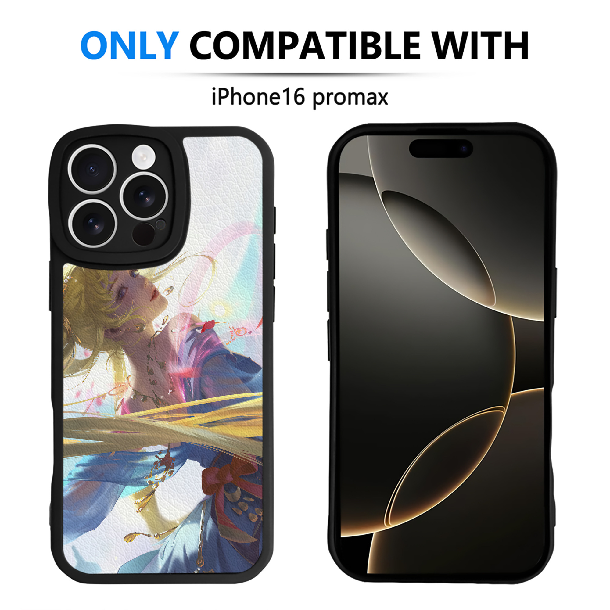 （画像用） 美少女戦士セーラームーン Sailor Moon 【iPhone 16シリーズ対応】シリコンスマホケース（レザー調） 材質：シリコン